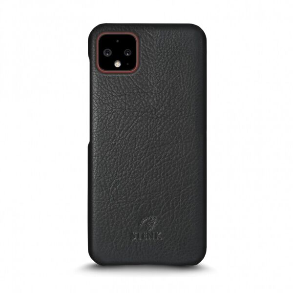 

Кожаная накладка Stenk Cover для Google Pixel 4 XL Чёрная