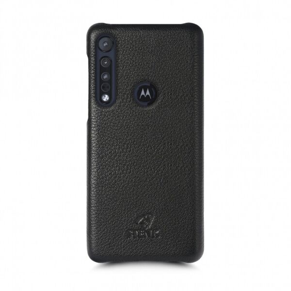 

Кожаная накладка Stenk Cover для Motorola One Macro Чёрная