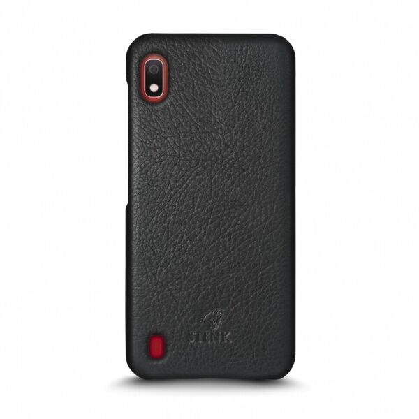 

Кожаная накладка Stenk Cover для Samsung Galaxy A10 Чёрная
