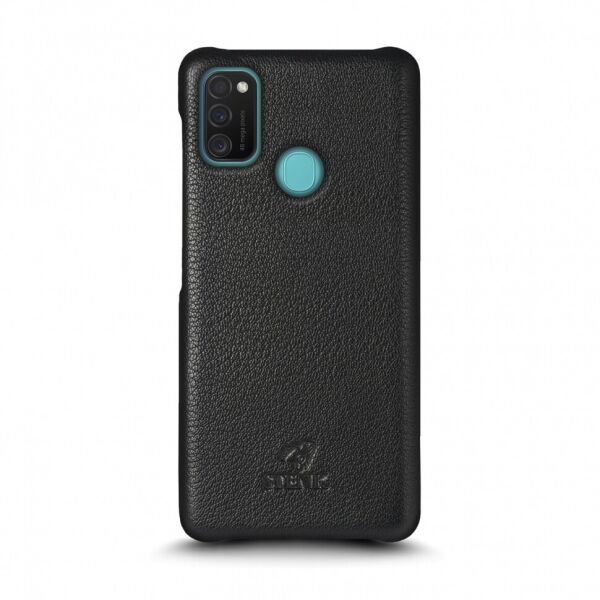 

Кожаная накладка Stenk Cover для Samsung Galaxy M21 Чёрная
