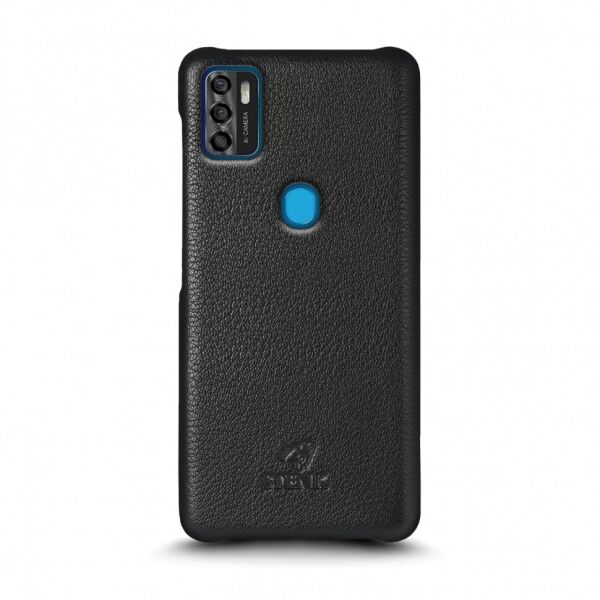 

Кожаная накладка Stenk Cover для ZTE Blade A7s (2020) Чёрная