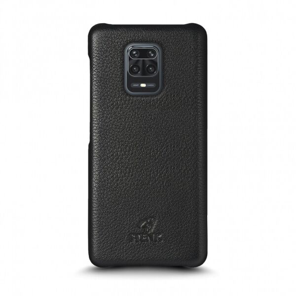 

Кожаная накладка Stenk Cover для Xiaomi Redmi Note 9S Чёрная