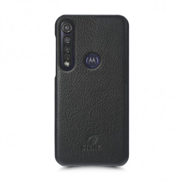 

Кожаная накладка Stenk Cover для Motorola Moto G8 Plus Чёрная