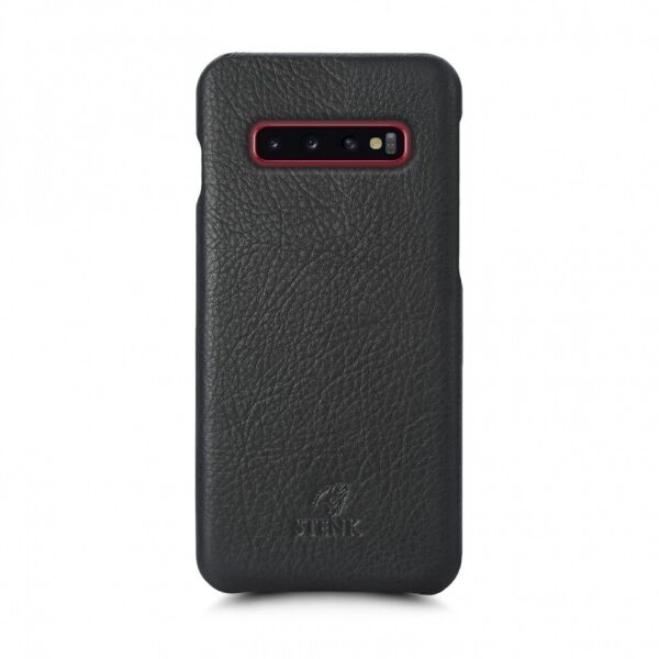 

Кожаная накладка Stenk Cover для Samsung Galaxy S10 Чёрная