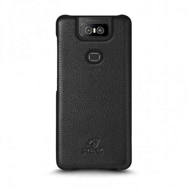 

Кожаная накладка Stenk Cover для ASUS ZenFone 6 (ZS630KL) Чёрная