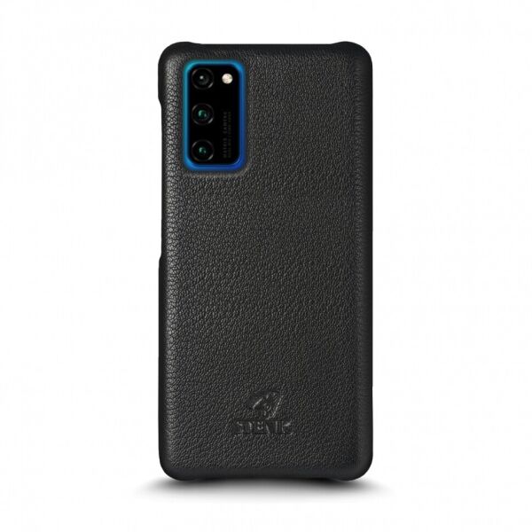 

Кожаная накладка Stenk Cover для HuaWei Honor View 30 Pro Чёрная