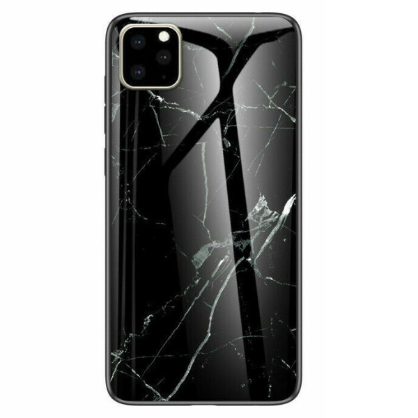 

TPU+Glass чехол Luxury Marble для Apple iPhone 11 Pro (5.8) (Черный) (769478)