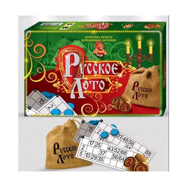 

Игра Русское лото, бочонки DTG39-Gr