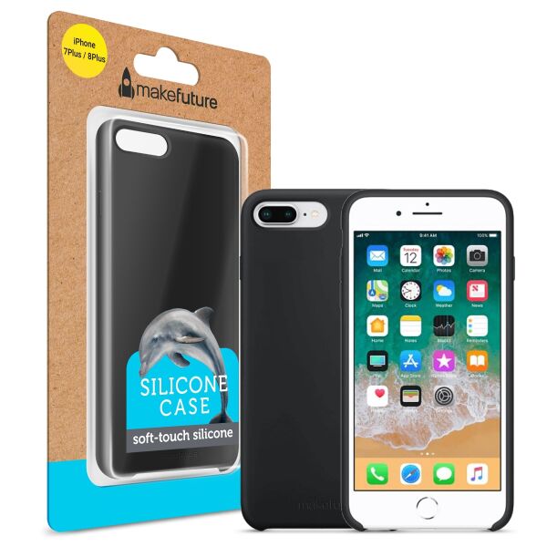 

Чехол кейс MakeFuture Silicone Apple iPhone 7 Plus/8 Plus Black