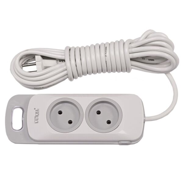 

Сетевой удлинитель Luxel Nota 2 розетки 5М (4105)