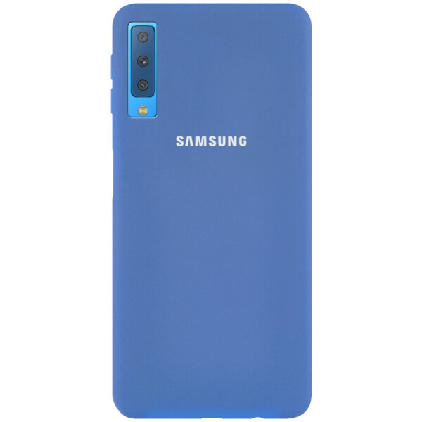 

Чехол Silicone Case Full Protective для Samsung A750 Galaxy A7 (2018) (Голубой / Azure) (771662)