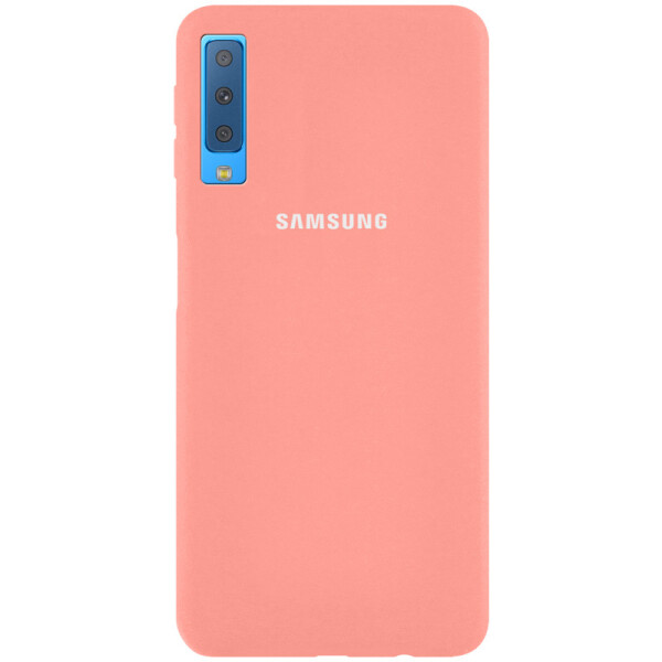 

Чехол Silicone Case Full Protective для Samsung A750 Galaxy A7 (2018) (Персиковый / Peach) (771664)