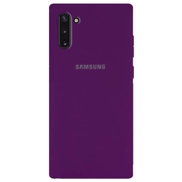 

Чехол Silicone Case Full Protective для Samsung Galaxy Note 10 (Фиолетовый / Grape) (771598)