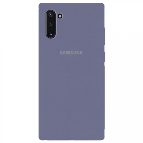 

Чехол Silicone Case Full Protective для Samsung Galaxy Note 10 (Серый / Lavender Gray) (771599)