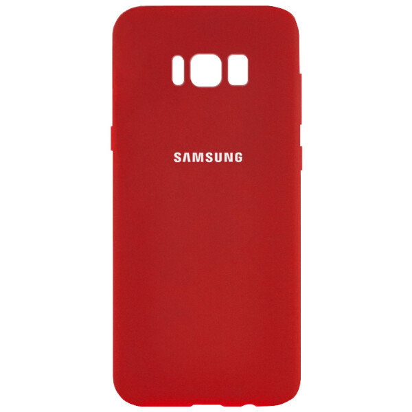 

Чехол Silicone Case Full Protective для Samsung G950 Galaxy S8 (Красный / Dark Red) (771750)