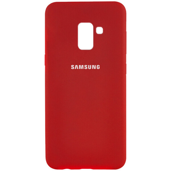 

Чехол Silicone Case Full Protective для Samsung A530 Galaxy A8 (2018) (Красный / Dark Red) (771636)