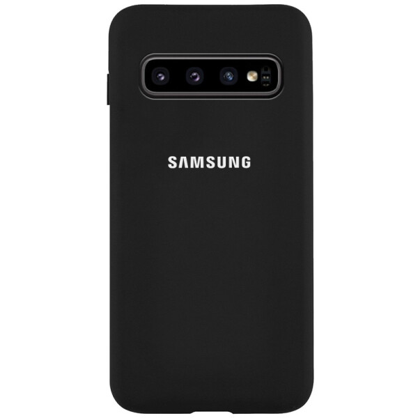 

Чехол Silicone Case Full Protective для Samsung Galaxy S10+ (Черный / Black) (771727)