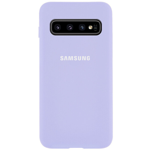 

Чехол Silicone Case Full Protective для Samsung Galaxy S10 (Голубой / Mist blue) (771718)