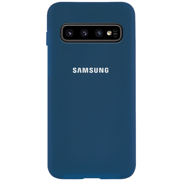 

Чехол Silicone Case Full Protective для Samsung Galaxy S10 (Синий / Cobalt) (771719)