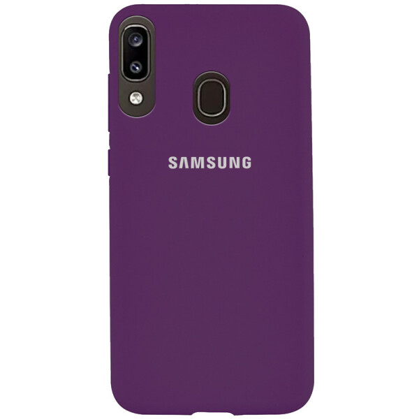 

Чехол Silicone Case Full Protective для Samsung Galaxy A20 / A30 (Фиолетовый / Grape) (771589)