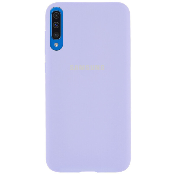 

Чехол Silicone Case Full Protective для Samsung Galaxy A50 (A505F) / A50s / A30s (Голубой / Mist blue) (771331)