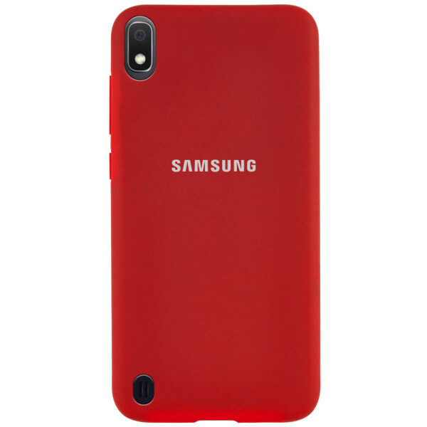 

Чехол Silicone Case Full Protective для Samsung Galaxy A10 (A105F) (Красный / Dark Red) (771285)