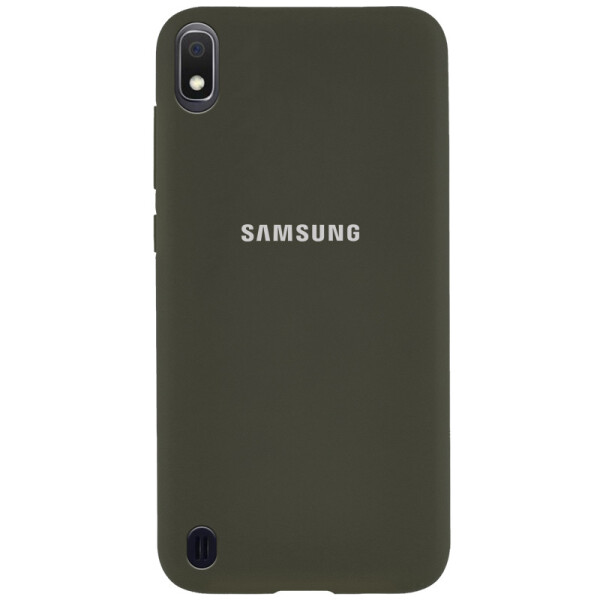 

Чехол Silicone Case Full Protective для Samsung Galaxy A10 (A105F) (Оливковый / Light Olive) (771287)