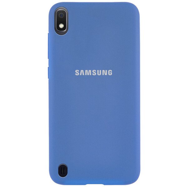 

Чехол Silicone Case Full Protective для Samsung Galaxy A10 (A105F) (Голубой / Azure) (771289)
