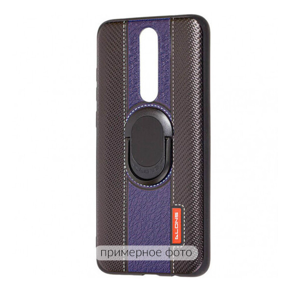 

TPU+PC чехол DLONS NY с держателем-подставкой для Xiaomi Redmi 8a (Синий) (767289)