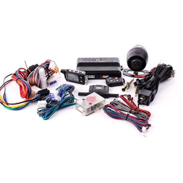 

Сигнализация 2way Convoy СP-250RS - с автозапуском/2 брелка/1-дв./турботаймер/LCD дисп