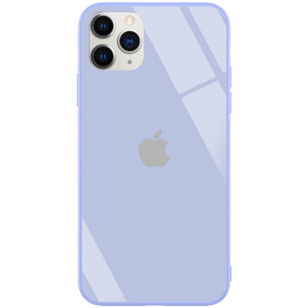 

TPU+Glass чехол GLOSSY Logo series для Apple iPhone 11 Pro (5.8) (Серый / Lavender Gray) (788242)