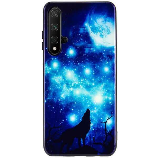 

TPU+Glass чехол Fantasy с глянцевыми торцами для Huawei Honor 20 / Nova 5T (Лунная ночь) (786464)