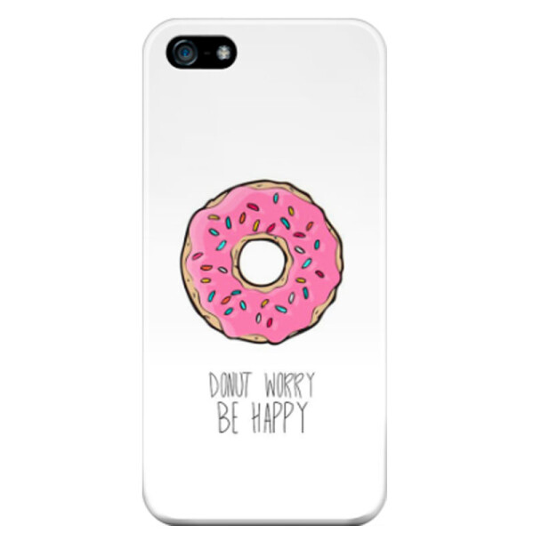 

Дизайнерский чехол Don't worry, be happy для Apple iPhone 5/5S/SE (666529)