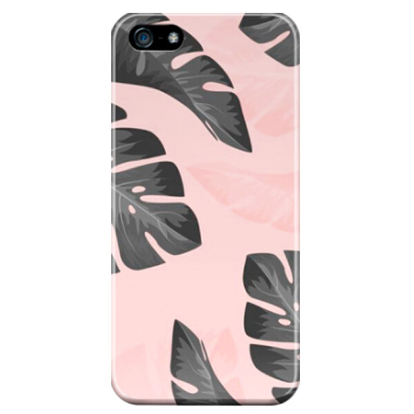 

Дизайнерский чехол Black leaf для Apple iPhone 5/5S/SE (666518)