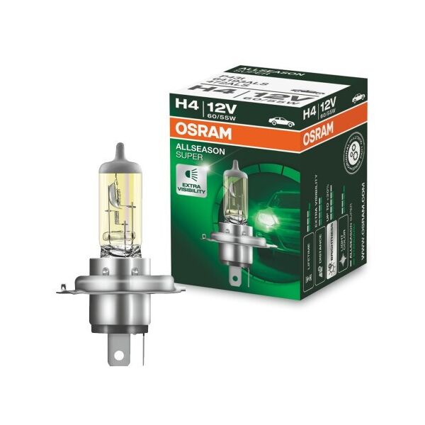 

Автомобильная лампа OSRAM 12V H4 55W All Season Super (64193ALS)