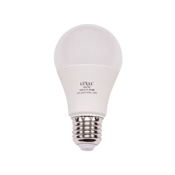 

Светодиодная лампа Luxel A60 10W 220V E27 (ECO 060-NE 10W)