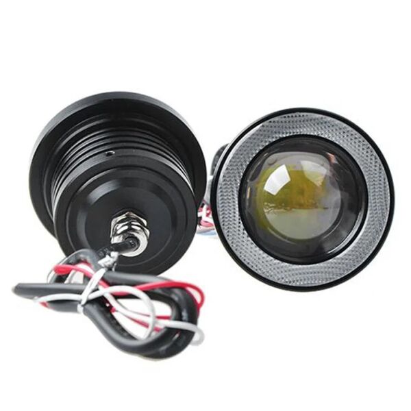 

Противотуманные LED фара Carlife с ангельскими глазками 76mm 10W 1200lm 2шт