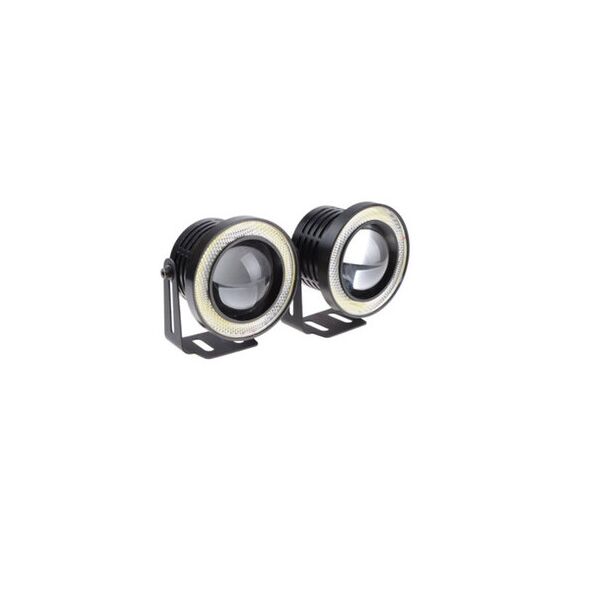 

Противотуманные LED фара Carlife с ангельскими глазками 89mm 10W 1200lm 2шт
