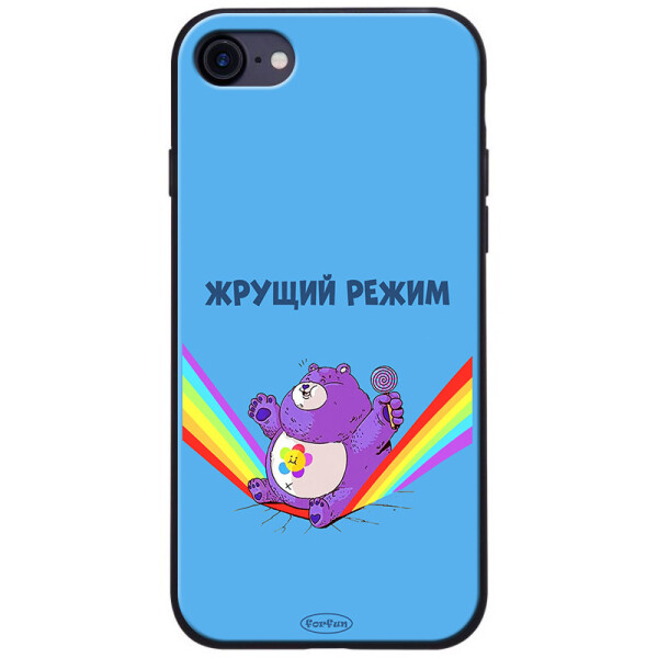 

TPU+PC чехол ForFun для Apple iPhone 7 / 8 (4.7) (Жрущий режим / Синий) (788516)