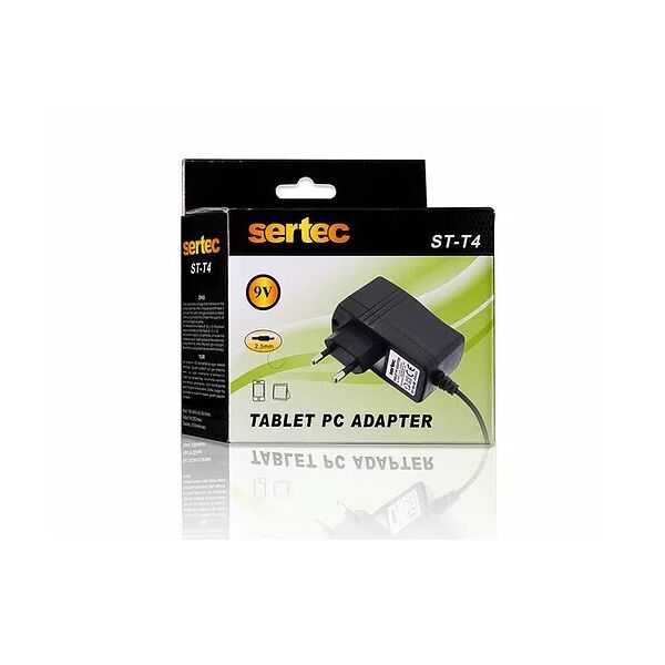 

Зарядное устройство Sertec 220V для камер 2,5мм 2000mA ST-T5
