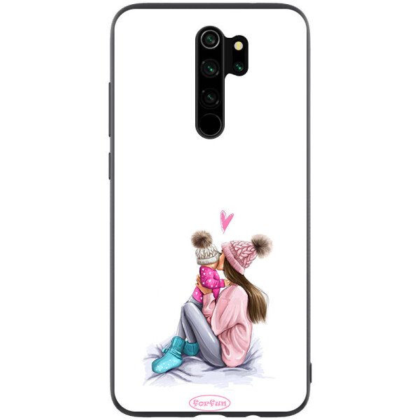 

TPU+PC чехол ForFun для Xiaomi Redmi Note 8 Pro (Мама дочки / Белый) (788445)