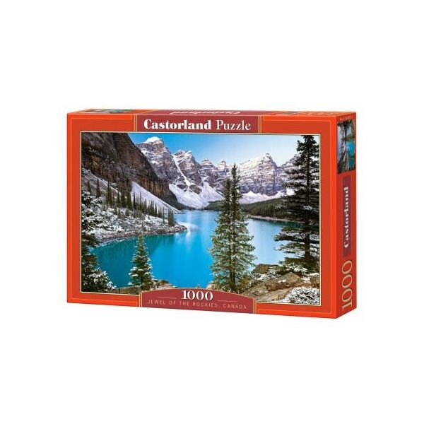 

Пазлы Голубое озеро, Jewel of the rockies, Canada, 1000 эл C-102372
