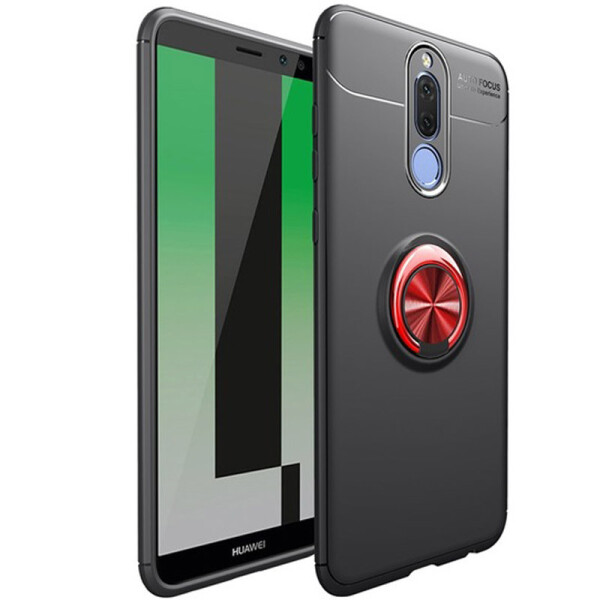 

TPU чехол Deen ColorRing под магнитный держатель для Xiaomi Redmi 8 (Черный / Красный) (788127)