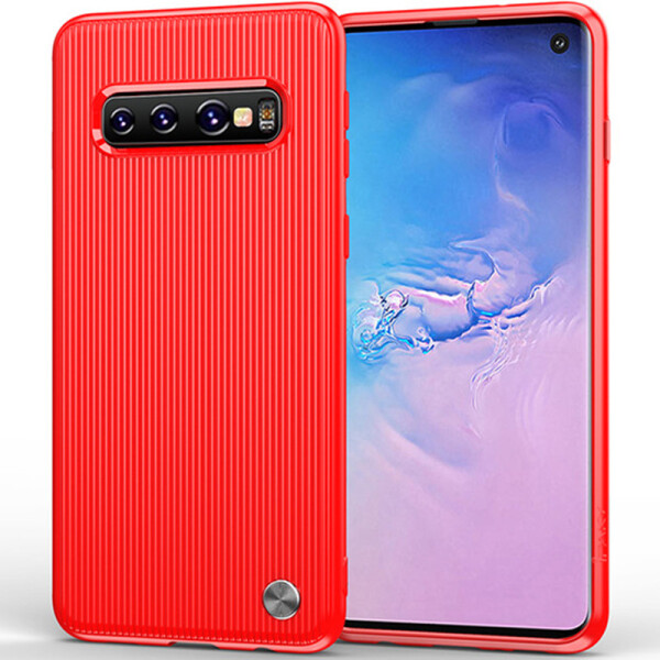 

TPU чехол iPaky Suitcase Series для Samsung Galaxy S10 (Красный) (787844)