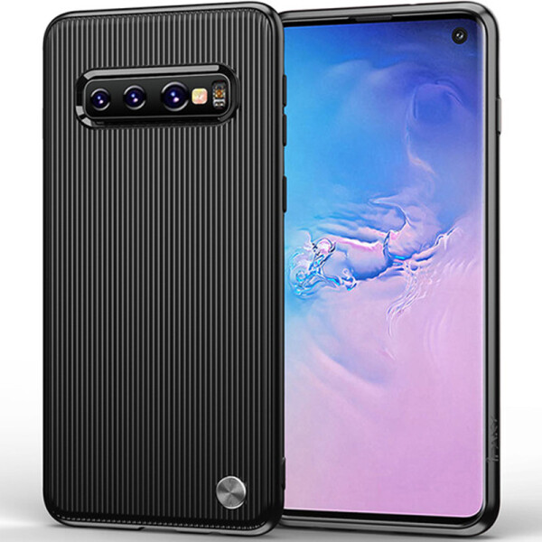 

TPU чехол iPaky Suitcase Series для Samsung Galaxy S10 (Черный) (787846)