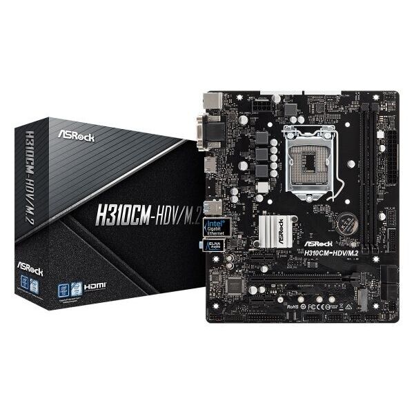 

Материнская плата ASRock h310cm-hdv/m.2 Socket 1151