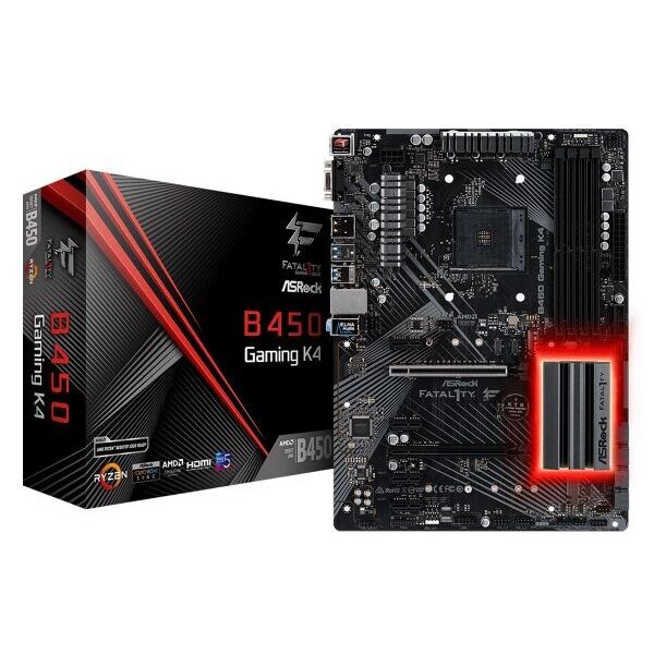 

Материнская плата ASRock Fatal1ty b450 Gaming k4 Socket am4