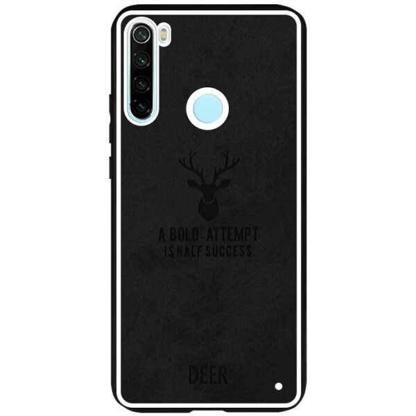 

TPU+Textile чехол Deer для Xiaomi Redmi Note 8 (Черный) (787709)