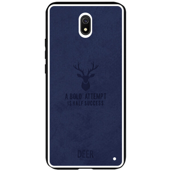 

TPU+Textile чехол Deer для Xiaomi Redmi 8a (Синий) (787701)