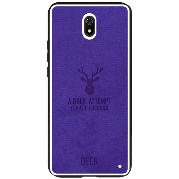

TPU+Textile чехол Deer для Xiaomi Redmi 8a (Фиолетовый) (787702)